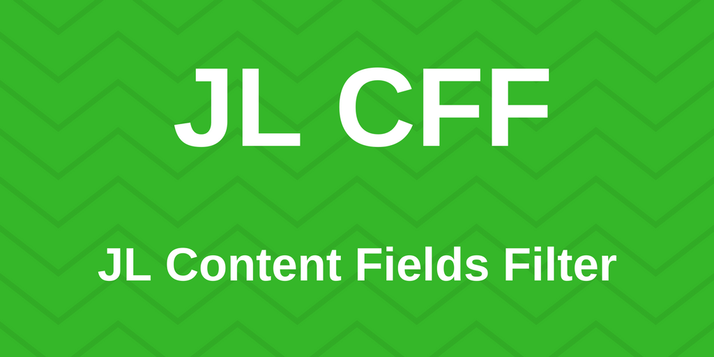JL Content Fields Filter